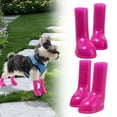 thumbnail image 2 of LYINGF Reflective Dog Balloon Shoes - Non-Slip Soft Sole Elastic Boots for Small Breed Puppies, Waterproof Paw Protectors for Indoor/Outdoor Winter & Rainy Day Use (3 Size Options), 2 of 7