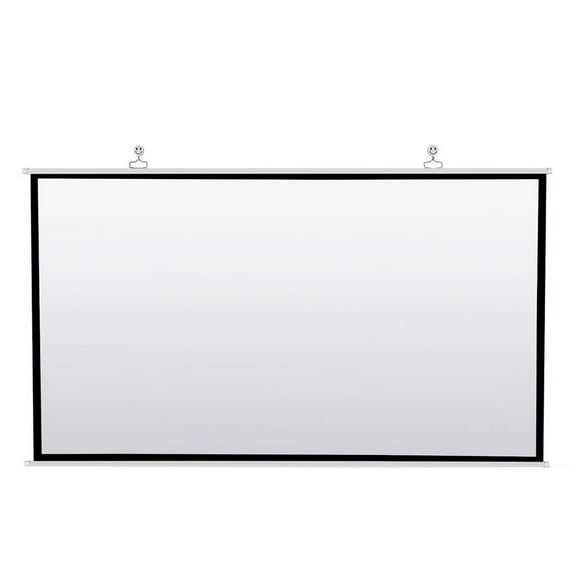 Portable Projector Screen for Home Theater Outdoor HD White Foldable Anti-Crease (120Inch)