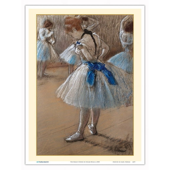 The Dance Studio - From an Original Color Painting by Edgar Degas c.1880 - Master Art Print (Unframed) 9in x 12in