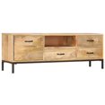 thumbnail image 1 of vidaXL TV Cabinet 130x30x45 cm Solid Mango Wood, 1 of 5
