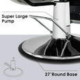 thumbnail image 7 of BarberPub Hydraulic Recline Barber Chair All Purpose Salon Beauty Spa Swivel Styling Chair Champagne 9206, 7 of 7