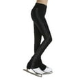 thumbnail image 2 of JanJean Ice Skating Pants for Girls Figure Skating Leggings Footless Dance Training Tights Workout Black 10, 2 of 7