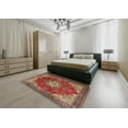 thumbnail image 4 of Ahgly Company Indoor Rectangle Traditional Red Persian Area Rugs, Swatch Sample, 4 of 6