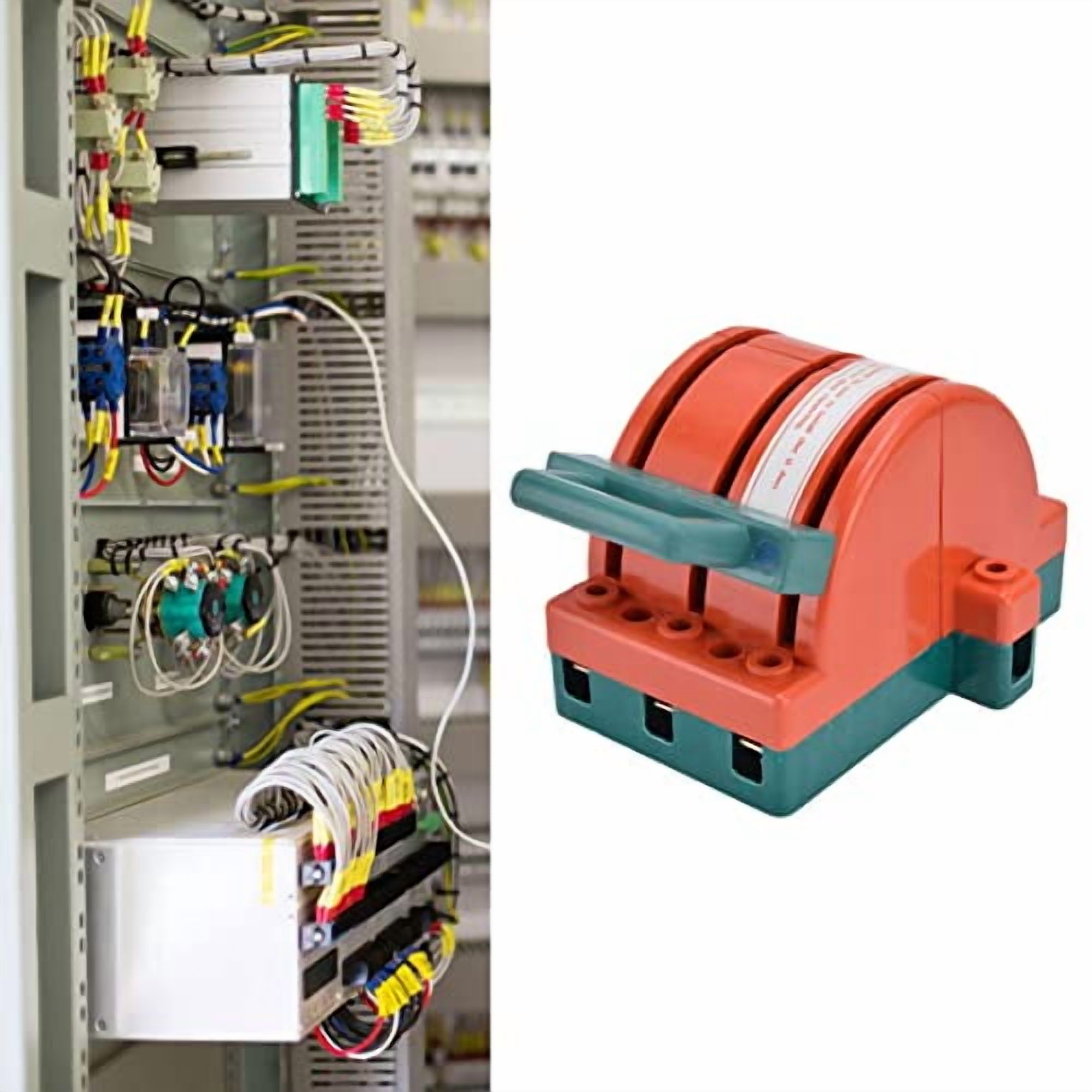 3P 63A Double Throw Electric Knife Switch, Bidirectional Double Power Knife Switch with Dpdt Power Isolation, Safety Disconnect against Electric Shock$$Electrical