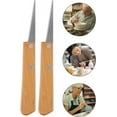 thumbnail image 3 of 2Pcs Paint Repair Set Painting Tool Art Supplies Hand Carving Tools Clay Model DIY Tool Wooden Handles, 3 of 5