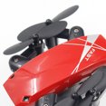 thumbnail image 2 of Riwesomey Plegable RC Mini Pocket Helicóptero Multifunción de alta definición con foto aérea para regalo de niños Artesanía rojo Riwesomey WJ1548-01B, 2 of 6