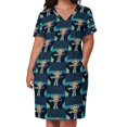 thumbnail image 3 of Annie Lennox Eurythmics Sweet Dreams vestido de noche holgado con bolsillo ropa para mujer vestido de verano, 3 of 7