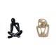 thumbnail image 1 of Escultura abstracta, figura decorativa, adorno de escritorio coleccionable, estatua moderna para sala de estar, estantería, decoración del hogar, esta, 1 of 8