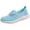 Blue, variant on DSJLMQ Women's Hollow Mesh L𝗈afers Lightweight Breathable Sport Shoes Wide Width Comfortable Tennis Lightweight Outdoor F𝗅a𝗍s Shoes Elastic 𝖫a𝖼e Up L𝗈afers