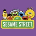 thumbnail image 2 of Girl's Sesame Street Sign Classic Group Portrait  Graphic T-Shirt, 2 of 4