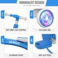 thumbnail image 3 of Triciclo SEREED para niños pequeños, iluminación colorida de 2 a 5 años, azul, 3 of 9