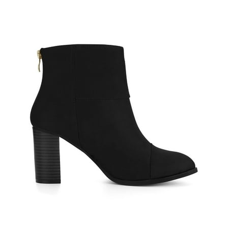 block heel round toe shoes