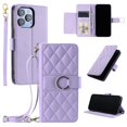 thumbnail image 1 of Funda tipo billetera GANGXUN para iPhone 16 Pro Max – Tapa abatible con correa para mujer, 1 of 5