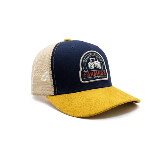 KNITE Gorra Farmer Truck Azul Trucker Hombre Ajustable Tractor Maquinaria Rancho