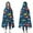 DarkBlue Dinosaurs Stars, variant on Wearable Blanket,DarkBlue Dinosaurs Stars Hearts Hooded Wearable Flannel Blanket for Adults & Teens,Winter Poncho Shawl Wrap Cape Cozy Anti-Pill,50"x60"