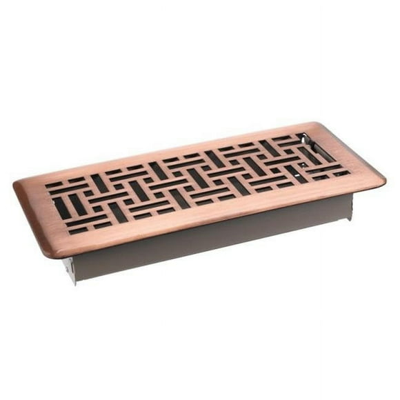 Truaire C167-MAB04X10 Floor Register  Antique Brass - 4 x 10 in.