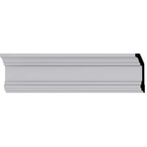 4"H x 2 1/4"P x 4 1/2"F x 94 1/2"L Holmdel Traditional Smooth Crown Moulding
