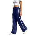 thumbnail image 5 of GigrtiJin Womens Wide Leg Pants Workout Casual Baggy Pants High Waisted Drawstring Joggers Hiking Pants with Pockets, 5 of 7