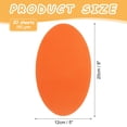 thumbnail image 2 of Uxcell 30 Pcs Card Stock Paper Oval for DIY Crafts Painting Scrapbooking 5 x 8 Inch Orange, 2 of 6