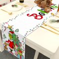 thumbnail image 5 of Green Christmas Table Runner Welcome to Whoville Believe Theme Party Decoration Xmas Winter Holiday Home Kitchen Island Decor 108Inches Long, 5 of 5