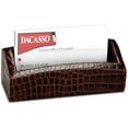 thumbnail image 6 of Brown Crocodile Embossed Leather 8-Piece Desk Set, 6 of 6