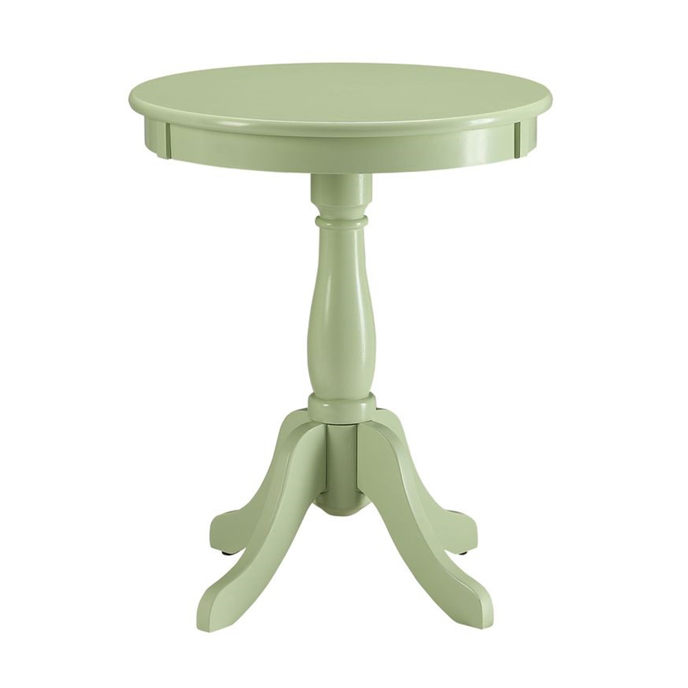 CUH Wood Coffee Table Nightstand Round Desk Small Spaces Modern Bedside