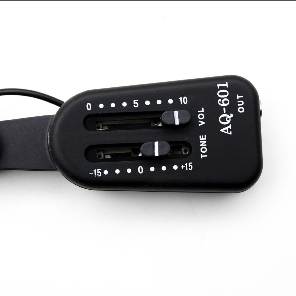 Yihuala Acoustic Guitar Pickup with Volumes Tone Tuner 12 Sound Hole Pickup Transducer Musical Instruments Accessories