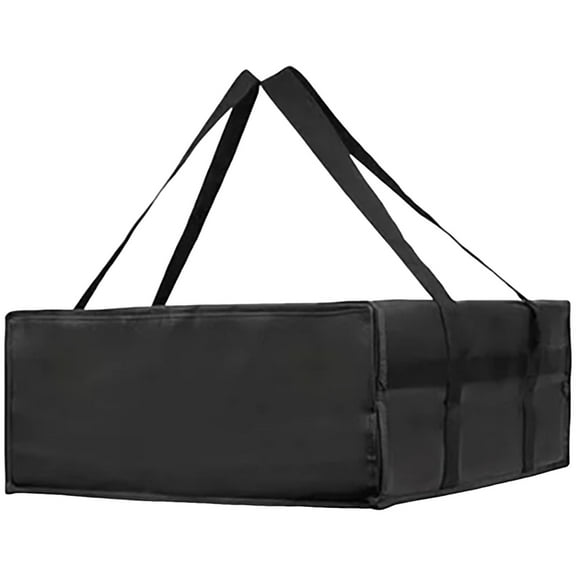 Mozhitti Pizza Bags For 20x20x6 Inch Insulated Non Woven Pizza Bag For Outdoor Picnic & More With Zipper Closure & Handle