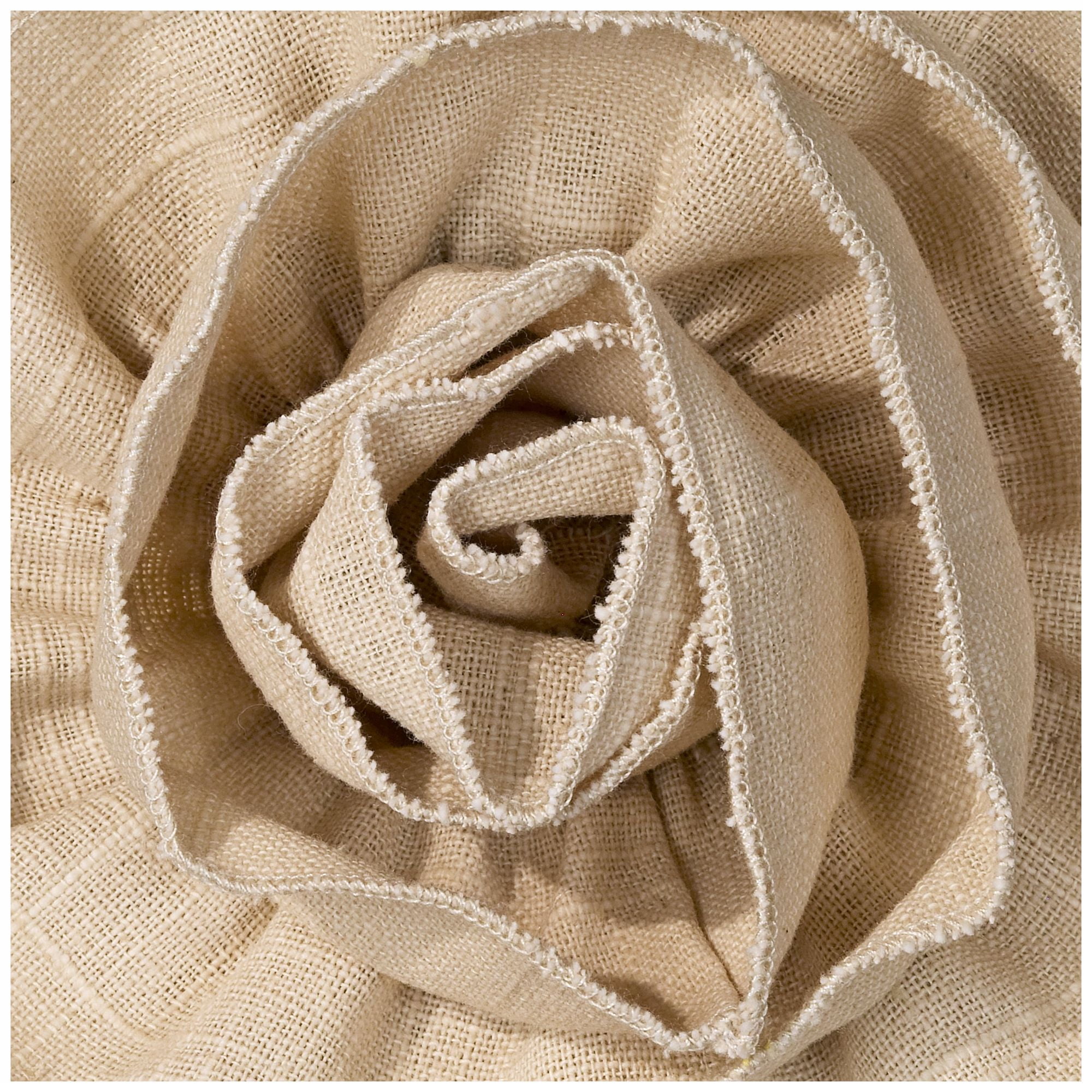 Springcrest Almond Linen with Flower Small Drum Lamp Shade 11" Top x 12" Bottom x 11" High (Spider) Replacement with Harp and Finial