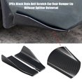 thumbnail image 3 of Labymos 2PCs Carbon Fiber Style Anti Scratch Car Rear Bumper Lip Diffuser Splitter Universal, 3 of 8