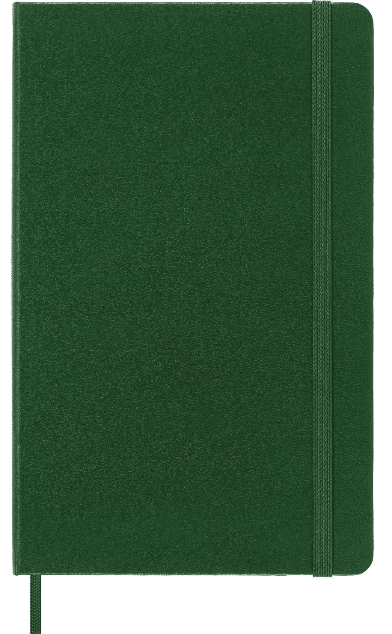 Moleskine Classic Notebook, Hard Cover, Large (5" x 8.25"), Plain, Myrtle Green