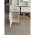 thumbnail image 3 of Acekid Makeup Vanity Desk with Lights in 3 Colors, White Vanity Table with Charging Station, Visible Drawers Black, 3 of 4