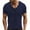 Navy-men short sleeve shirts clearance sale, variant on Txeol Weekly Sale Button Down Linen Shirts for Men Casual Short Sleeve V Neck Tops 2025 Summer Solid Color Lightweight Muscle Tees,Khaki,XXXL