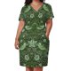 thumbnail image 3 of -vestido verde con bolsillo para mujer traje holgado de ladrón de fresas ropa de verano novedad de, 3 of 7