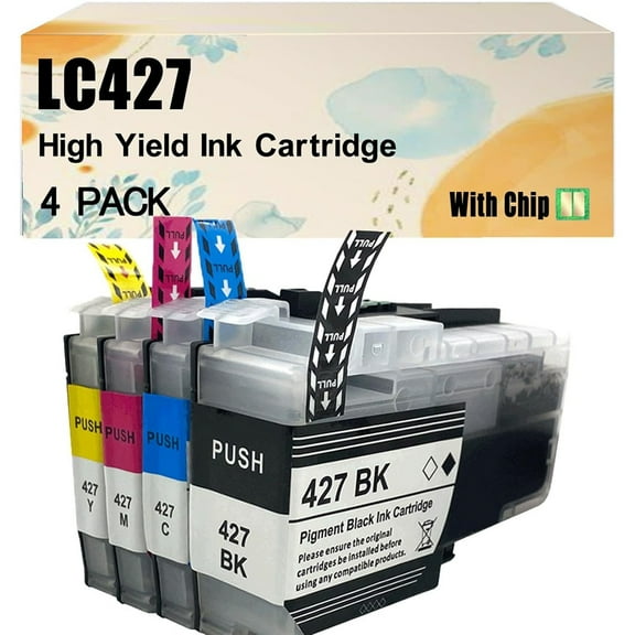 LC427 Ink Cartridges Compatibles for Brother HL-J6010DW MFC-J5955DW MFC-J6955DW MFC-J6957DW MFC-J6959DW Printers Combo Pack*1