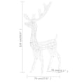 thumbnail image 2 of vidaXL Christmas Decoration Pre-Lit Christmas Reindeer Family with 201 LEDs, 2 of 11
