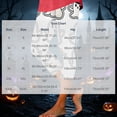 thumbnail image 4 of Danhjin Women's Halloween Leggings Capris High Waist Print Yoga Pants Casual Fashion Slim Stretchy Workout Running Gym Trousers, 4 of 9