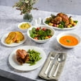 thumbnail image 3 of Gibson Ultra White Shadow 36 Piece Dinnerware Combo Set, Service for 6, 3 of 9