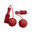 thumbnail image 4 of jinwen Cordless Jump Rope Anti Slip Handles Jumping Rope Ropeless Skipping Rope for Gym Red 75mm Ball, 4 of 9
