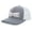 Heather Grey/White, variant on Trump Hat Trump Won Again 2024 Dark MAGA Mesh Back Embroidered Trucker Hat, Black/Black