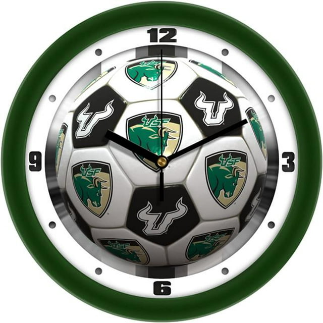 Horloge Murale de Football de Taureaux de Floride du Sud