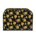 thumbnail image 2 of Lsque Daisies Flowers Print 4 Slice Toaster Cover , Kitchen Appliance Dustproof Protector , Toaster Protector Dustproof Kitchen Appliance Cover, 2 of 7