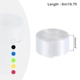 thumbnail image 2 of Unique Bargains Tube Rétractable en PVC Transparent 23mm Plat 6m pour Grand Pack de Batteries, 2 of 5
