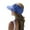 Dark Blue, variant on ManxiVoo Summer Face Shield Visor Hat Lightweight Sports Cap for Women Outdoor Beach Walking Sun Protection Dark Blue