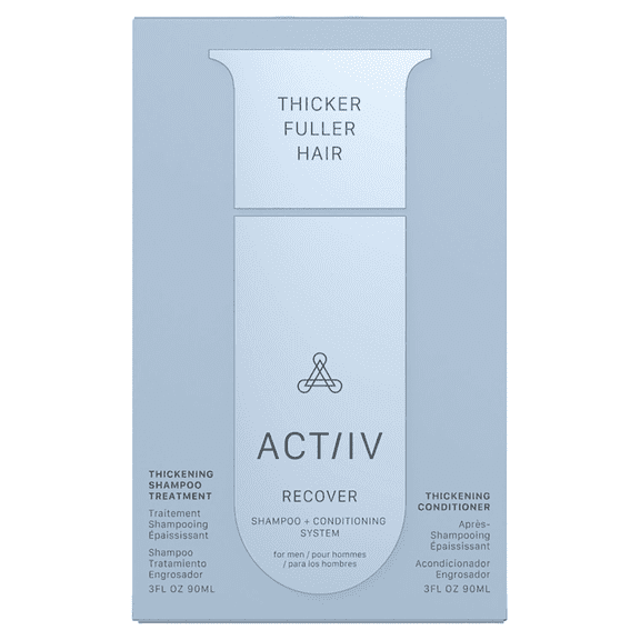 Recover Shampoo & Conditioning System for Men Recover by ACTiiV Hair Science 3oz