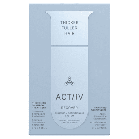 Recover Shampoo & Conditioning System for Men Recover by ACTiiV Hair Science 3oz
