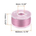 thumbnail image 2 of Uxcell Prewound Bobbin Thread Set with Storage Plastic Case for Embroidery and Sewing Machine, Orchid Pink, 2 of 6