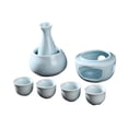 thumbnail image 3 of Juego de sake de cerámica con olla calentadora,Kit de regalo tradicional de cerámica de ,Juego de sake chino,Bebida de sake para restaurante, 3 of 8