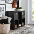 Better Homes & Gardens 6Cube Storage Organizer, Black
