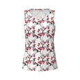 thumbnail image 6 of Sigee Cherry Blossoms for Women's Workout Tank Top,Running Tank Tops,Sleeveless Gym ClothesXX-Large, 6 of 8